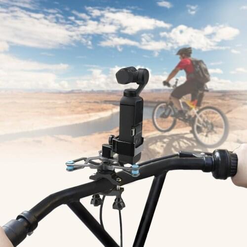 OSMO Pocket Ring-shaped/Fastener Bicycle Bracket Mount Bike Shock absorption for DJI OSMO Pocket Handheld Gimbal Accessories
