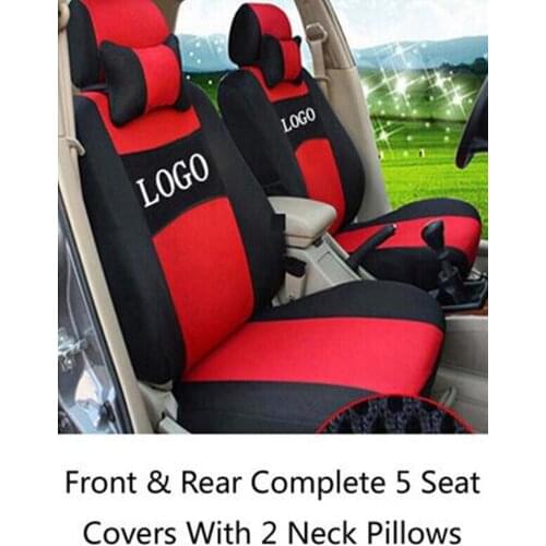 Universal Car Seat Cover for volkswagen vw passat cc b5 b6 b7 polo golf tiguan 5 6 7 jetta touareg sticker accessories mk4 sedan