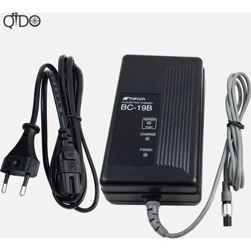New BC-19B/BC-19CR type Charger (2 pin) for TOPCON total station GTS-220/210/200/GPT-1003 series BT-32Q/31Q/24Q battery charger