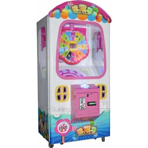 Factory Wholesale Price Kids Adults Play Amusement Coin Operated Prize Gift Arcade Games Lollipop Candy Vending Machine