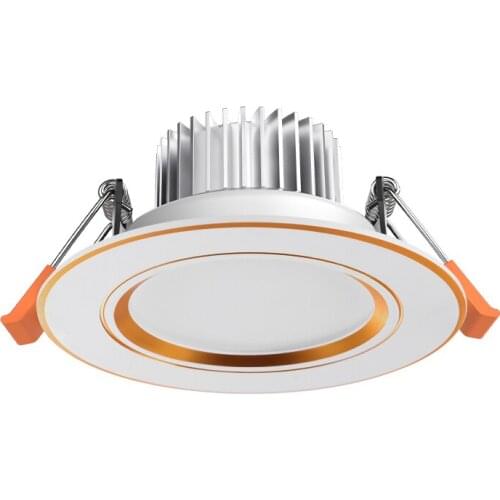 Wholesale Hot Sale 10w LED downlight lamp white housing Antifog Bathroom Recessed Ceiling Down Light lamps 85V-265V input