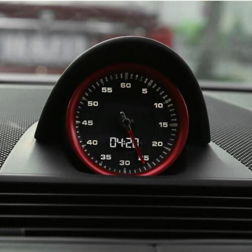 Aluminium Alloy Center Control Compass Ring Decoration Cover Trim Car Interior Accessories For Porsche Panamera 2017-2018