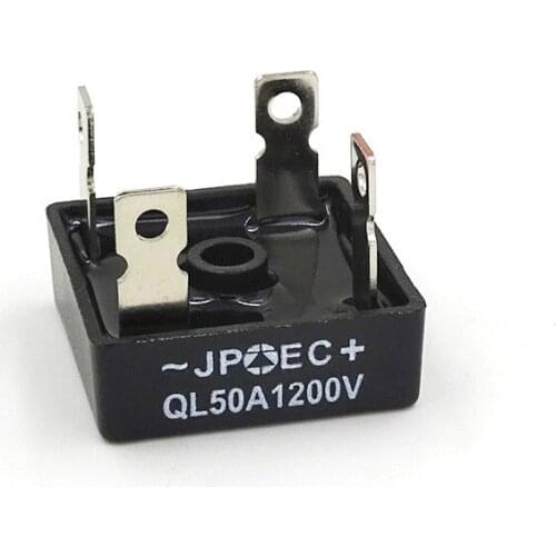 QL50A1200V single-phase full-wave rectifier bridge stack QL5012 black shell square bridge rectifier