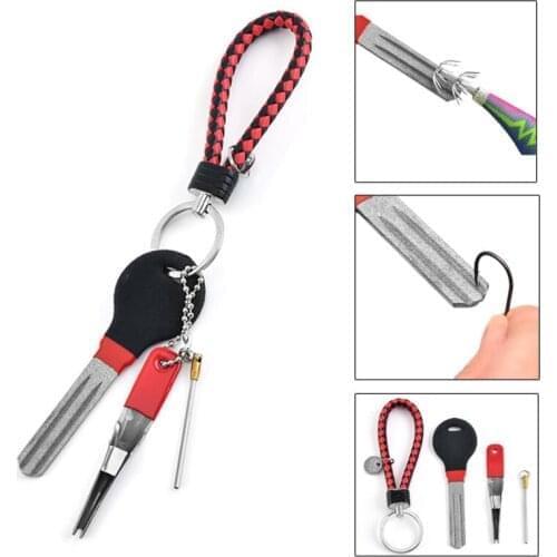 Fishing Fast Hook Nail Knotter Fly Stainless Steel Fishing Clippers Line Cutter Nippers Quick Knot Grinder New