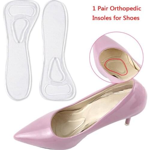 Shoes Insole Arch Support Anti-Slip Massaging Women Gel Metatarsal Cushion Orthopedic Insoles 1 Pair