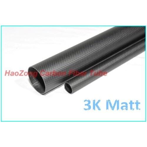 1pcs 25MM OD x 20MM ID x 1000MM (1m) 100% 3k Carbon Fiber tube/ Tubing, wing tube Quadcopter arm Hexrcopter Hight Strength 25*20