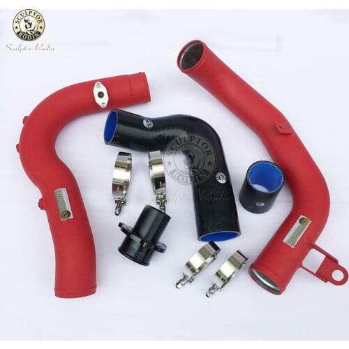 RACING 2.5'' Aluminum Intercooler Charge Pipe Kit For MQB EA888 Gen 3 motor 1.8T/2.0T A3 S3 MK7 RED