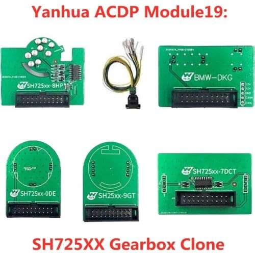 Yanhua mini ACDP module 19 SH725XX transmission/Gearbox clone for all ZF 8HP / 0DE/DKG/7DCT300/VGS_NAG3(9GTronic))