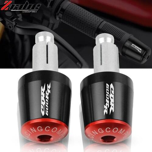 Motorcycle 7/8'' 22MM Handlebar Grips Handle Bar Cap End Plugs For Honda CBR 600 RR CBR 600RR CBR600rr 2003 2004 2005 2006 2007