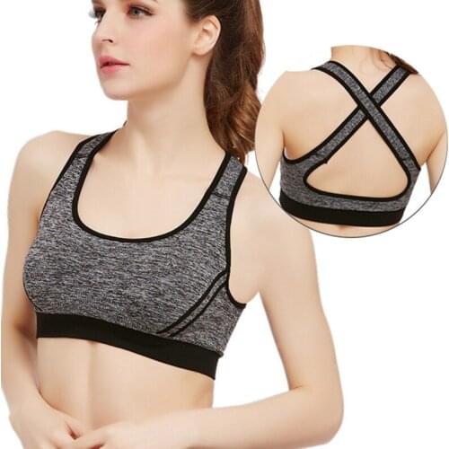 Woman Yoga Sport Top Fitness Running Jogging Sports High Quality Bra Tank Padded Underwear