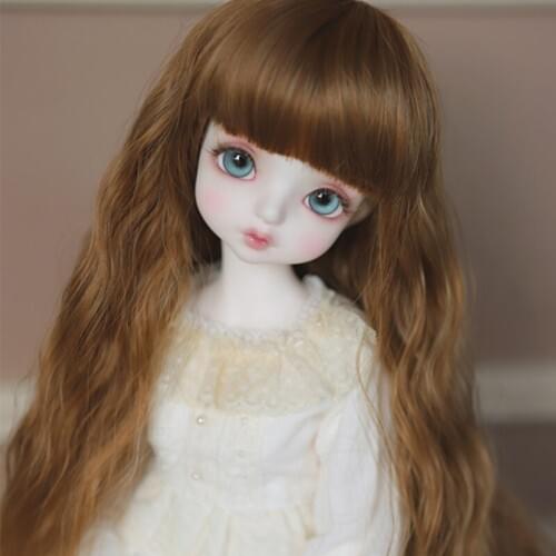 1/3 1/4 1/6 1/8 Bjd SD Wig Bangs Long Wavy Hair Wig High Temperature Wire BJD Wig For DD SD BJD Doll Multi-color options