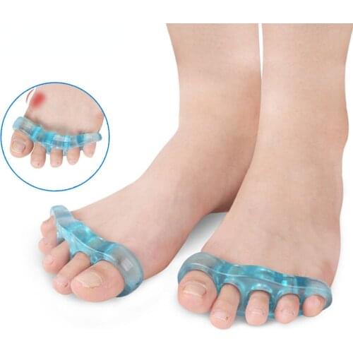 1Pair BYEPAIN Gel Toe Separator & Toe Stretcher for Yoga, Walking and Dancing. Instant Therapeutic Bunion Relief, Toe Alignment