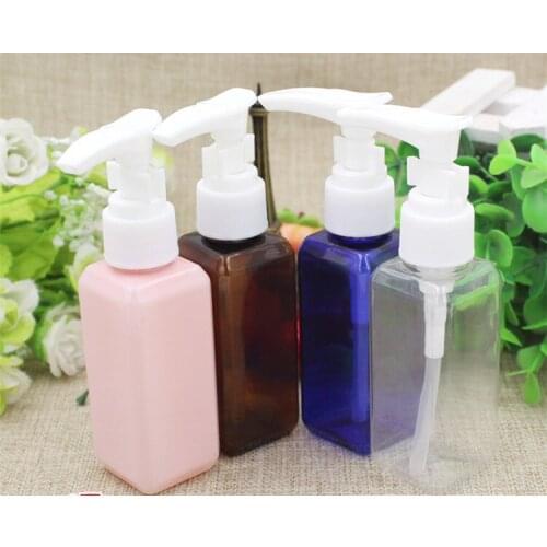 10/20pcs 50ml Travel Makeup Empty Plastic Bottles Flip Cap For Liquid Lotion Cream