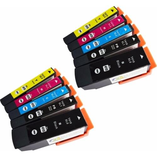 10 Remanufactured 410XL 410 XL T410XL020 Ink Cartridge Compatible Expression XP-830 XP-630 XP-530 XP-635 XP-640 Printer