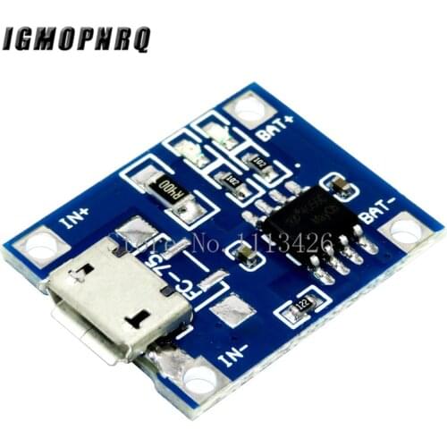 100pcs/lot TP4056 1A Lipo Battery Charging Board Charger Module lithium battery DIY MICRO Port Mike USB