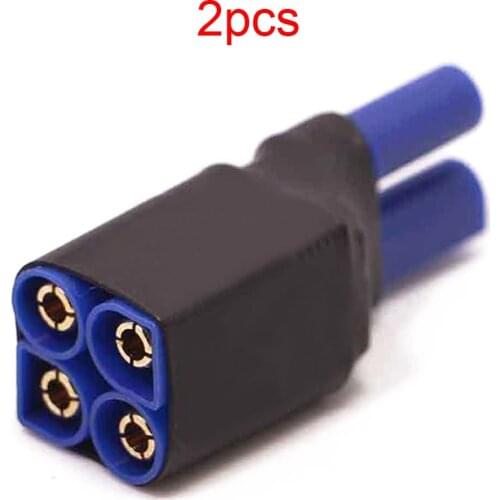 2PCS Amass EC5 Series Parallel Head Switch Plug Connection Line Conversion Adapter Connector for RC Aircraft Model Accessories