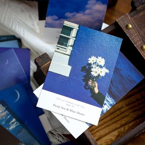 30 Pieces / Set Of Decorative Postcards Creative Hand Account Student Message Gift Card Photo Diy Wall Sticker Set Creative