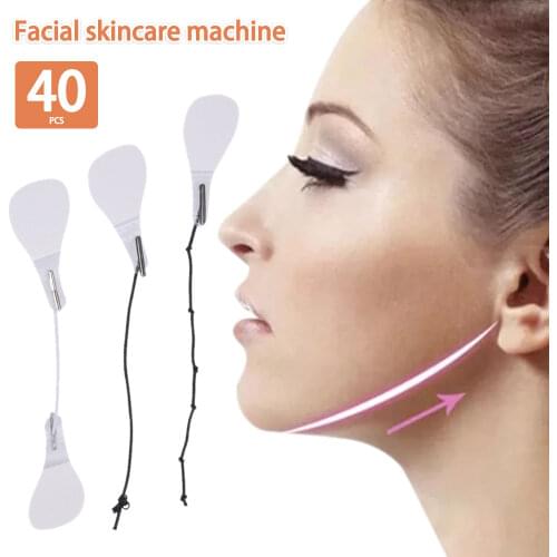 40Pcs/Set Instant Face Neck and Eye Lift Face Lifting Tapes Anti- Wrinkle V-Shape Face Facial SkinFace Lift Up Fast Chin