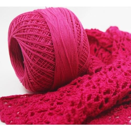 50g/ball Lace Crochet Thread Cotton Wool Fine Yarns Embroidery Crochet Knitting Lace Jewelry DIY Hand Knitting Threads Yarn 5