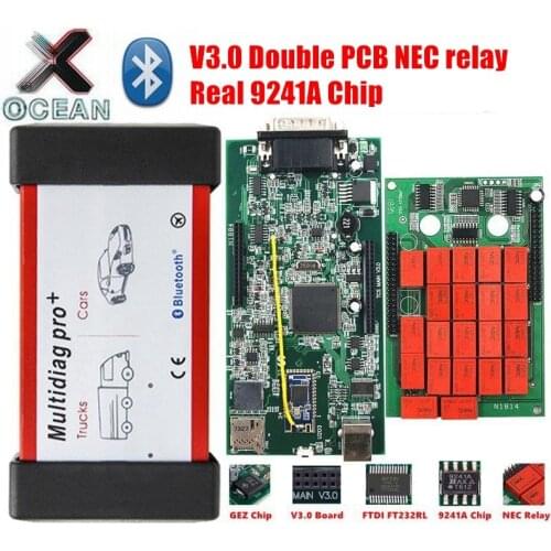 TCS PRO DS150cdp TCS Real 9241A Chip V3.0 NEC Relay 2016.R1 Car Diagnostic Scanner Tool multidiag pro+ double PCB BT Code Reader
