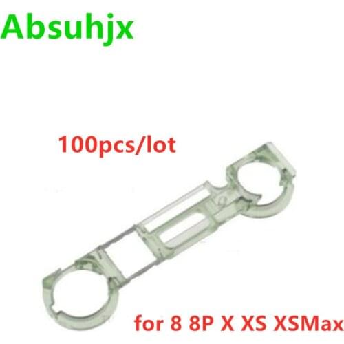 Absuhjx 100pcs Front Camera Holder for iPhone 8 Plus X XR XS Max Proximity Sensor Holder Bracket Ringer Clip