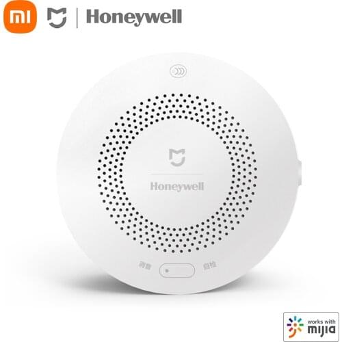 Xiaomi Honeywell Smart Smoke Alarm MIUI Remote Linkage with Zigbee Gateway/CH4 Real-time Monitoring/Built-in Sensor Mijia APP