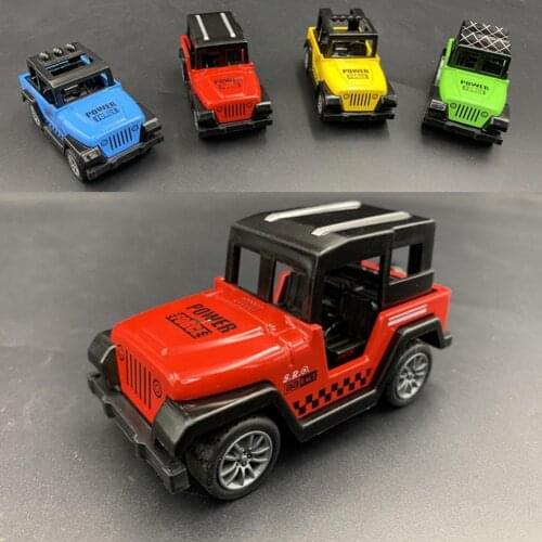Baby Childrens Off-road Vehicle Toy Model Fashion New Pull Back Alloy Car Random Color