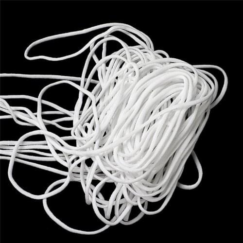3mm Elastic Bands Sewing Elastic Ribbon Elastic Spandex Band Trim Elastic Line Sewing Fabric DIY Mask Garment Accessories 10yard