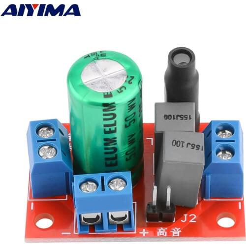 AIYIMA Audio Speaker Frequency Divider Filter Treble Bass 2 Way Crossover Speaker Accessories DIY Home Amplifier