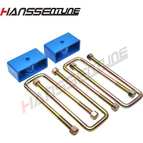 HANSSENTUNE 2 inch U Bolt Leaf Spring Rear Block leveling Lift Kit For Hilux Vigo KUN15/16/25/26 GGN15