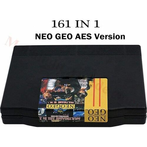 161 in 1 NEO GEO AES multi game Board Cartridge NeoGeo 161 in 1 AES version for Family AES Game Console