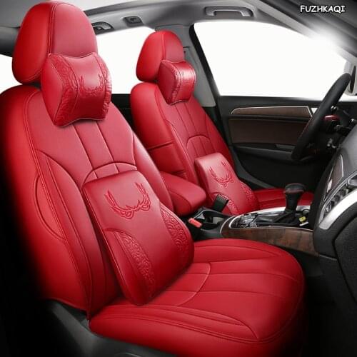 FUZHKAQI Custom Leather car seat cover For MINI COOPER MINI ONE PACEMAN CLUBMAN COUNTRYMAN COUPE Automobiles Seat Covers auto