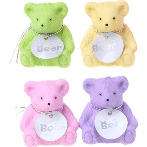 Cute Bear Shape Eraser With Pencil Sharpener School Supplies Stationery Rubber