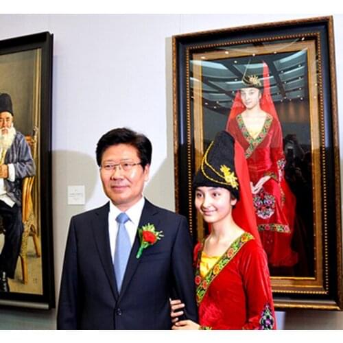 BEST present Girl friend Christmas day gift --TOP Custom Customized oil painting -hand painted ART--Free shipping cost