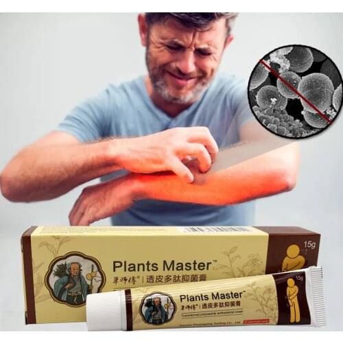 15g Caoshifu Eczema Psoriasis Ointment Pruritus Antibacterial Dermatitis Herbal Cream Eczematoid Anti-itching Foot Care