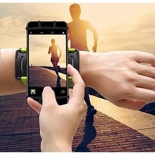 Wristband Phone Holder for iPhone Running 4"-6" inch Universal Sports Armband for Samsung Gym Cycling Arm band Bag for Huawei