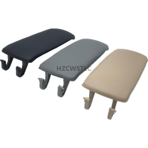 New Leather Car Armrest Pad Car Center Console Lid Armrest Latch Cover For Audi A6 C5 00-06 Auto Interior Replace Accessories