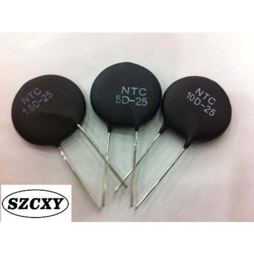 New original 10PCS NTCMF72 10D25 10D-25 The negative temperature thermistor