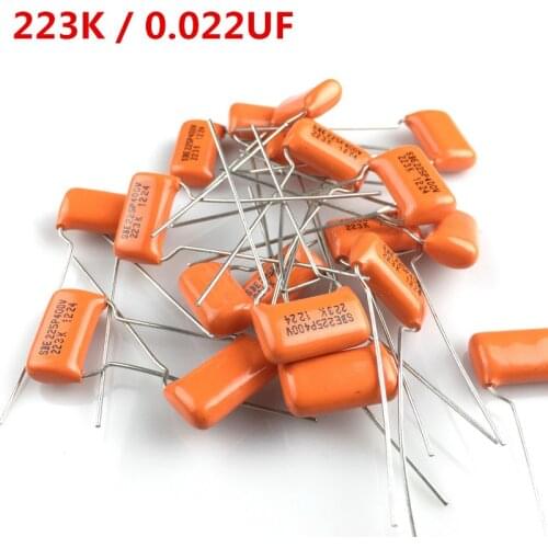 Orange Tone Capacitor SBE225P 223K 0.022UF 200V 400V 600V For Electric Guitar Bass Cap MADE IN USA