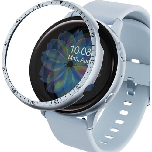 Watch Bezel Ring Alloy Cover for Samsung Galaxy Watch Active 2 44mm 40mm Smartwatch Protector Anti Scratch Protection Metal Case
