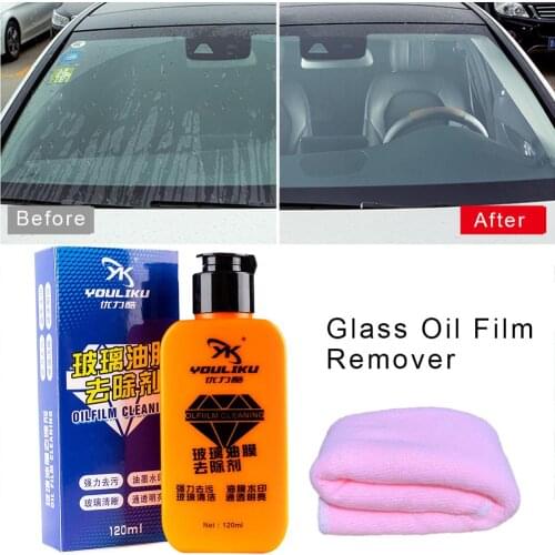 120ML Car Maintenance Windshield Cleaning Agent Glass Remove Oil Film Strong Decontamination Cleaner Car Cleaning Agent