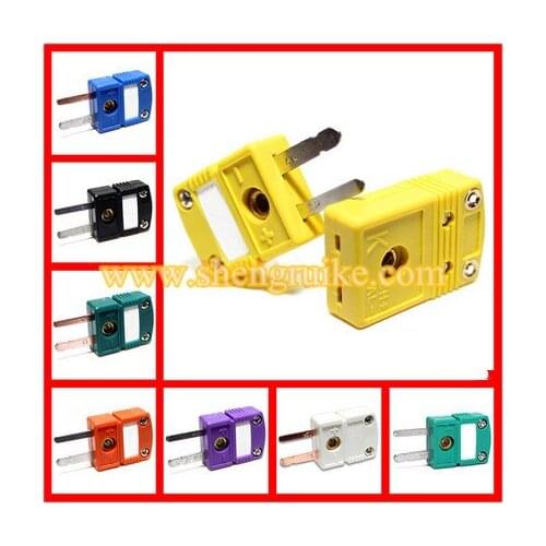 R/S Type mini thermocouple connector flat pin male and female