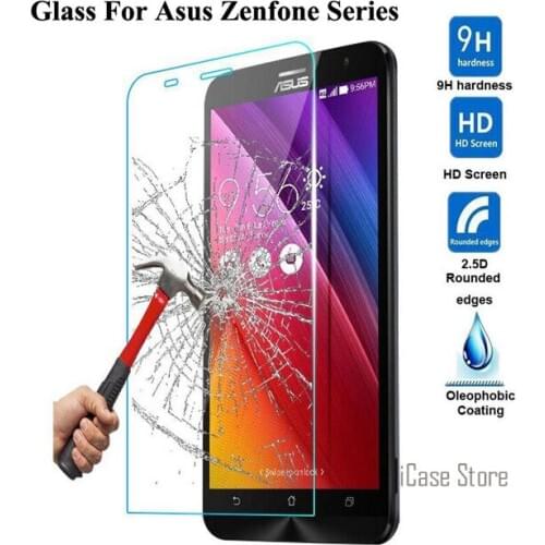 Tempered glass For Asus Zenfone 2 3 MAX Go Laser ZC520TL ZB551KL ZC451TG ze500cl ZB500KL zb452kg ZC550KL zc500tg Pegasus 2 plus