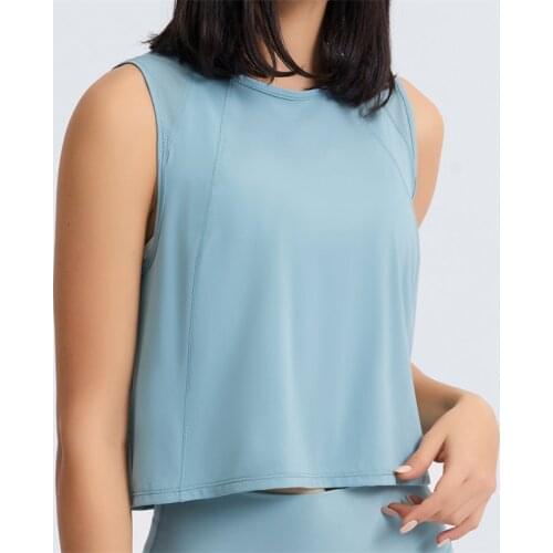 Nepoagym PRIDE Open Back Women Crop Gym Tank Tops with Mesh Block Sleeveless Brushed Soft Workout Shirts Quick Dry Yoga Shirts