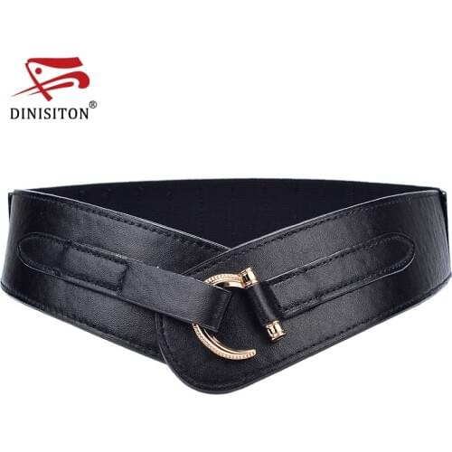 DINISITON Womens Wide Belt High Quality Cummerbunds For Woman Elastic Band Fashion Clothing Accessories Straps CMYF04