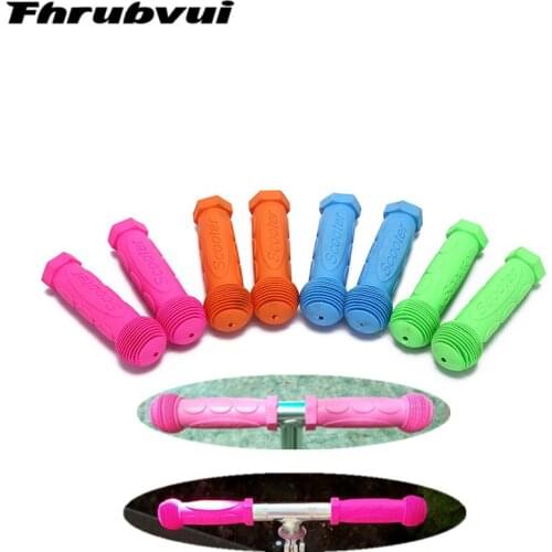 1Pair Anti-skid MTB Bicycle Grips RubberTricycle Skateboard Scooter Grips Handle Bike Handlebar Grips Cover For Child Kids