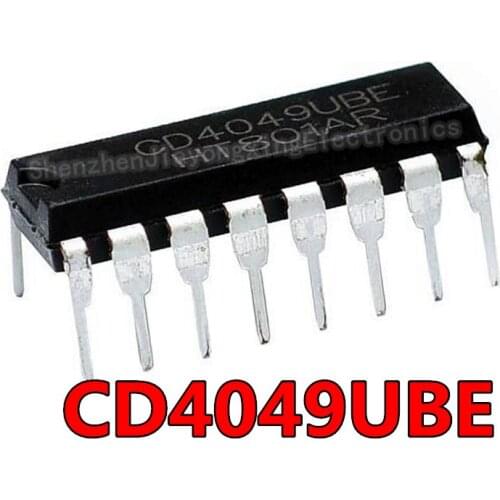10PCS CD4049UBE CD4049 DIP16 DIP CD4049BE new original
