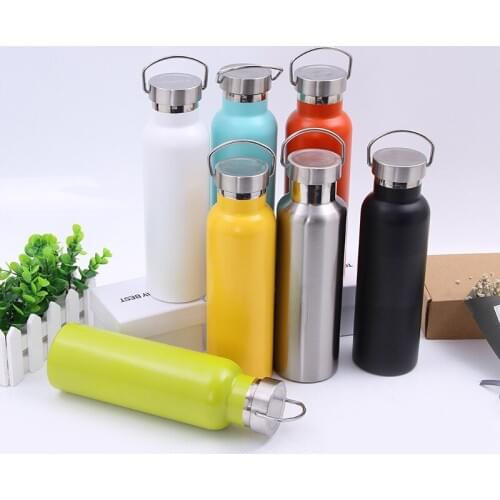 100pcs 500ml 17oz Stainless Steel Vacuum Insulated fashion Water Bottle Sport Trave Double Walled Insulated outdoor