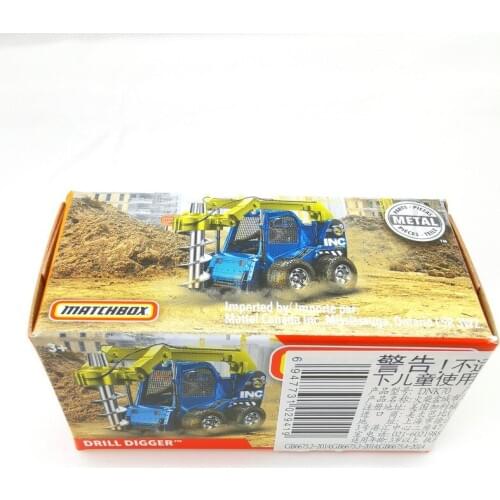 2019 Matchbox Cars 1:64 Car DRILL DIGGER Metal Diecast Alloy Model Car Toy Vehicles