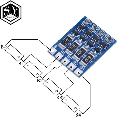 GREAT IT 4S 4.2v li-ion balancer board li-ion balncing full charge battery balance board